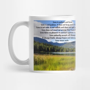 Love Is Patient: Hidden Lake Mug